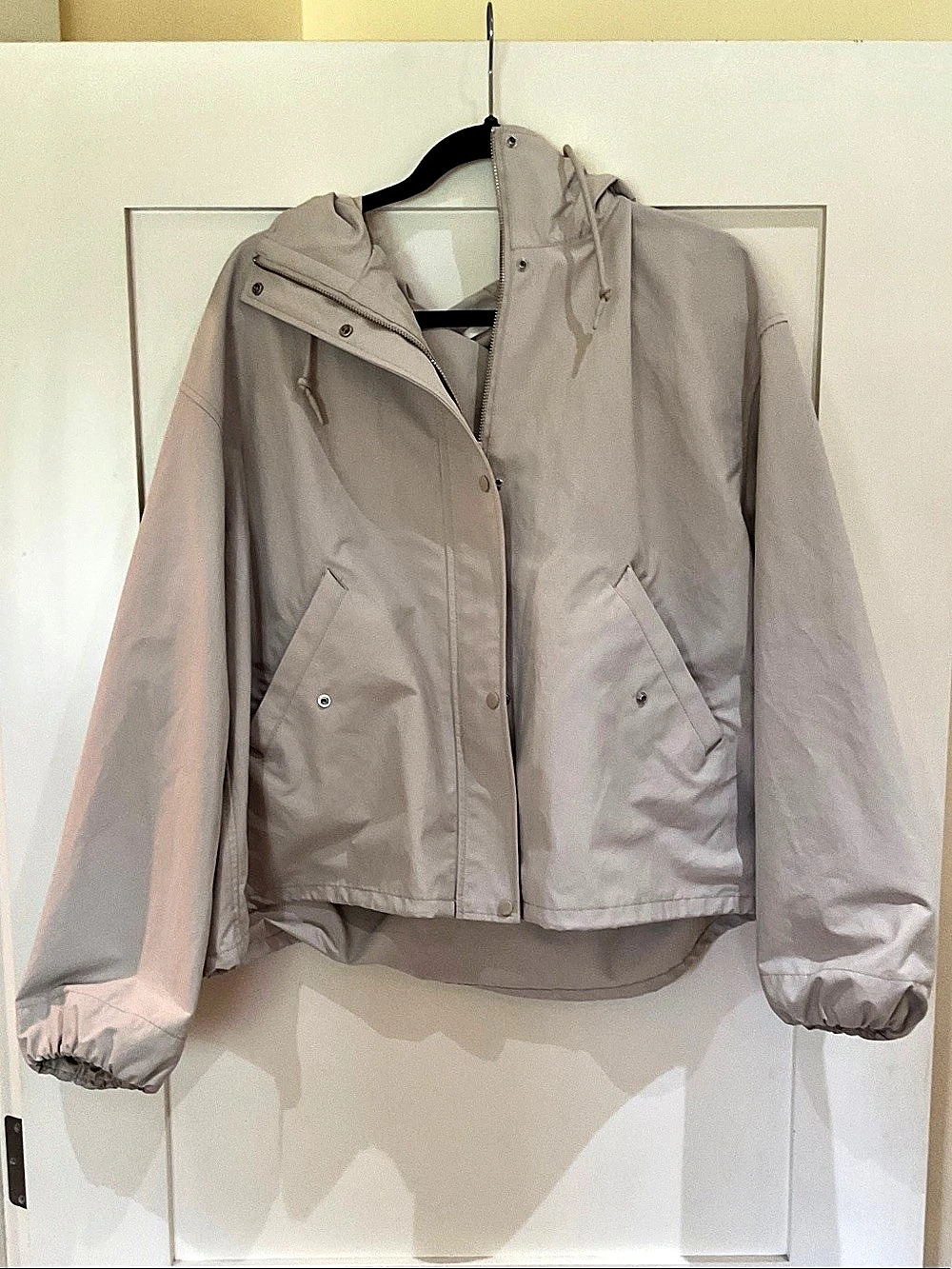 Uniqlo U Hooded Coat Utility Jacket Gray